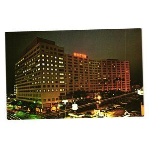 Vintage Postcard Los Angeles Hilton Hotel Travel California Convention Center